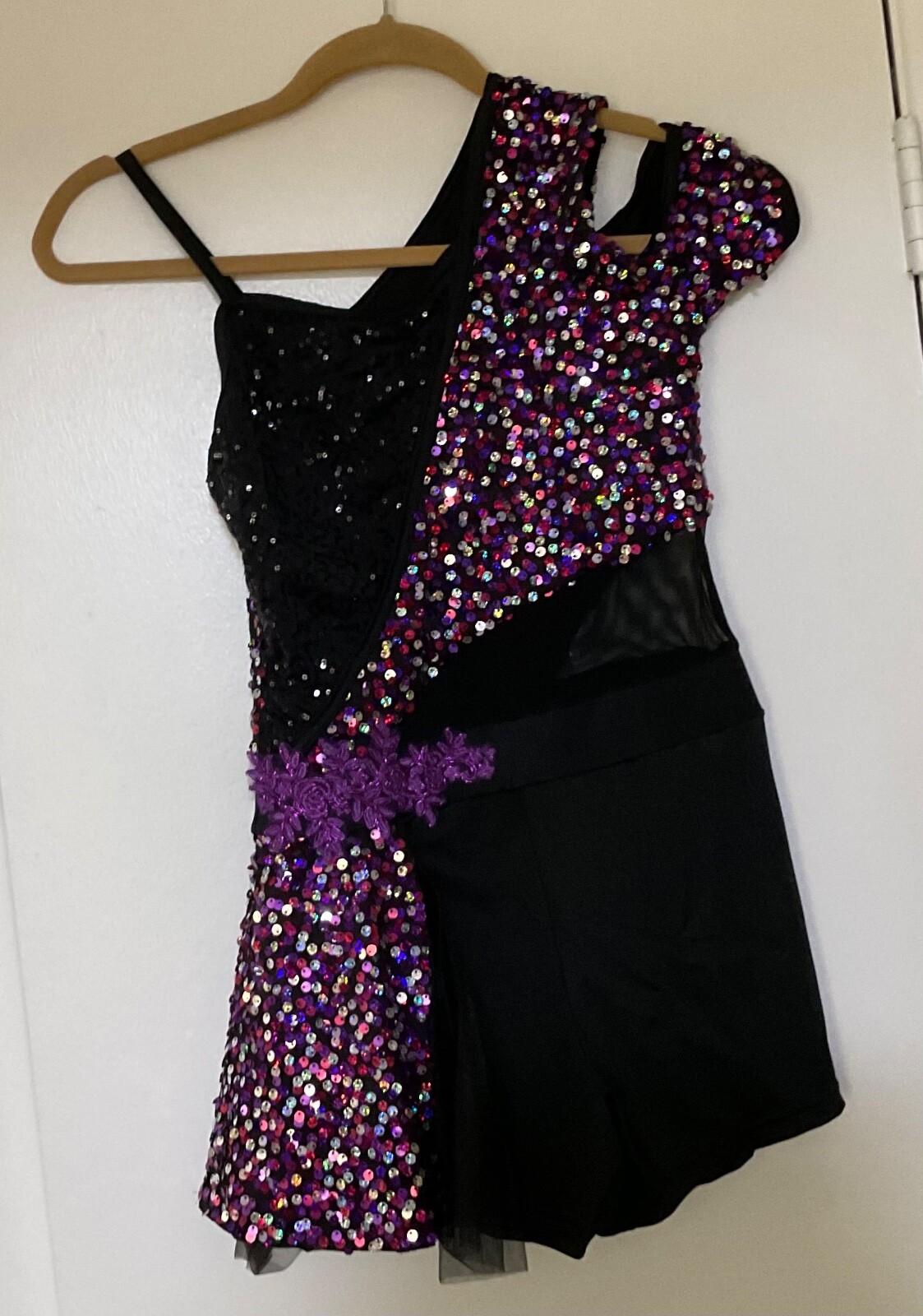 Gilet Denim à Paillettes Violettes Weissman Pour Fille - Taille XXLC - Neuf Sans étiquettes - Costume