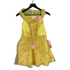 Disney Belle Princess Dress Costume Girls Yellow Party Dress Size 10