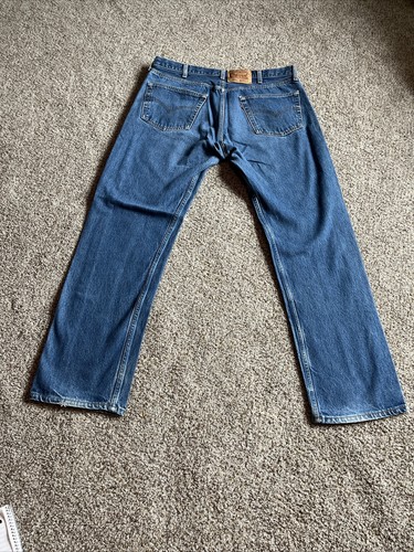 Levis Jeans Mens 40x36 Actual 36 X 32 501XX Denim Straight Leg - Picture 13 of 17