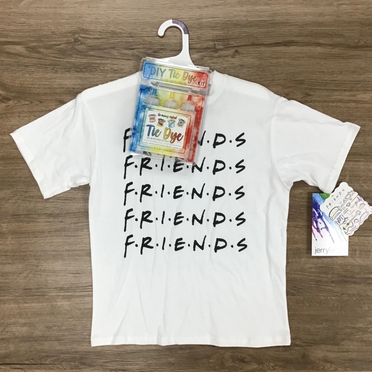 Kids' Unisex DIY Tie Dye Craft Kit Character Shirt TV Show 'Friends' size  L/XL
