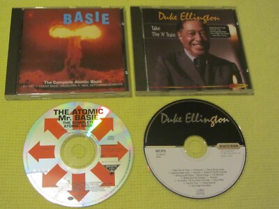 Duke Ellington Take The  A Train & Count Basie Complete Atomic Basie 2 CD Albums