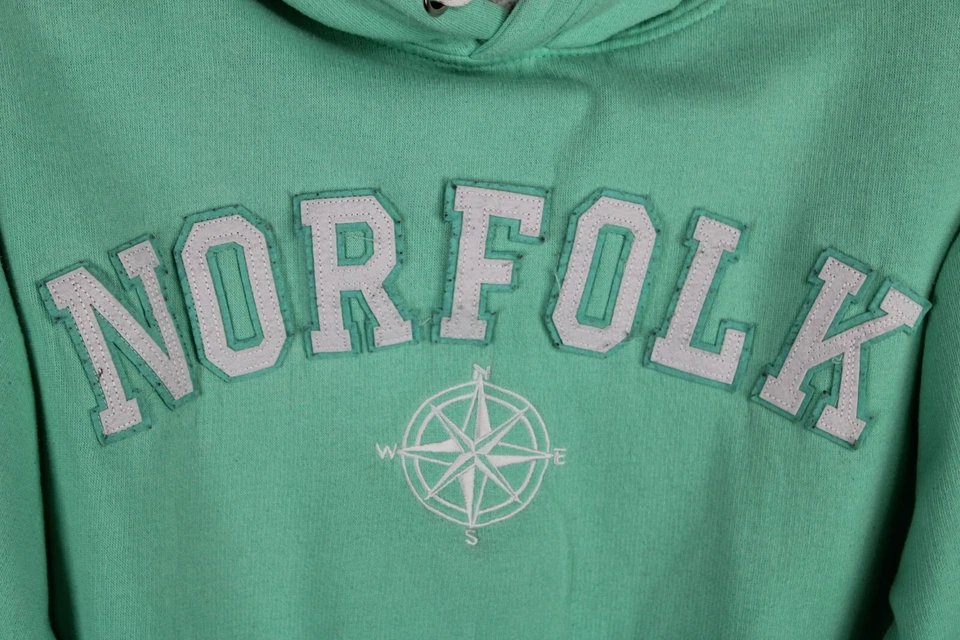 Southpointe Norfolk толстовка с капюшоном Топ женщин размер M зеленый длинным рукавом карманы свитер - Изображение 4 из 4