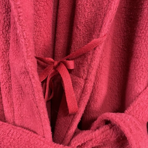 L.L. Bean Womens Fleece Long Maxi Robe w/Tie sz S Cozy Loungewear Sleepwear - Picture 4 of 11