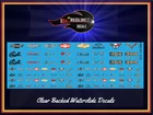 1/24 "Chevrolet" Assorted Emblems Decal SCR-124-0867