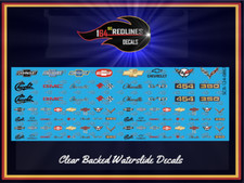 1/24 "Chevrolet" Assorted Emblems Decal SCR-124-0867