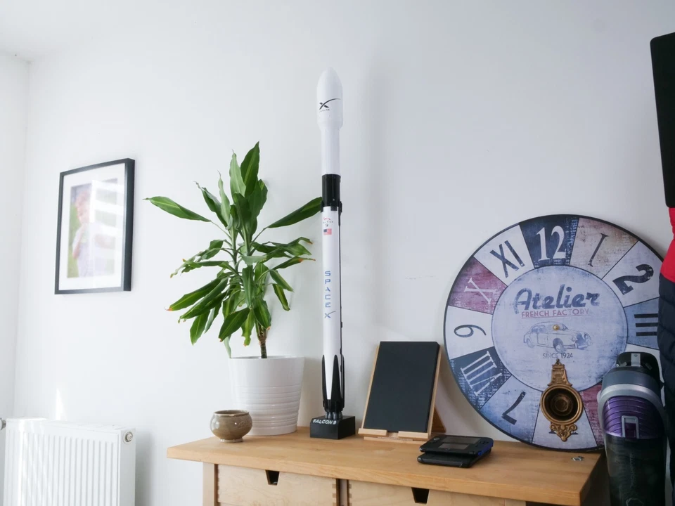 Maquette Falcon 9 1:68 103cm/40Inches Space X - Photo 2/4