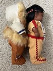 10" Vintage Vinyl REGAL Canada Native Indian Boy And GIRL  in Original Clothes — photo 4