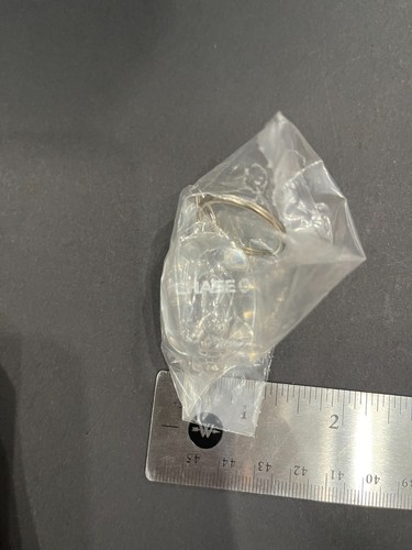 NEW / UNUSED Chase Bank - Acrylic Pig Keychain Key Chain Ring - CLEAR - Picture 3 of 4