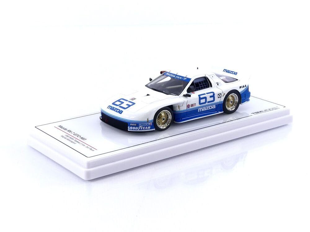 TSM MODEL 1/43 Mazda RX-7 GTO IMSA Topica 2 hours 1990 3rd place awarded car #63