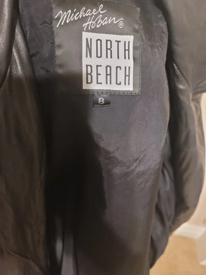 Chaqueta de Cuero Michael Hoban North Beach TALLA 8- CHAQUETA ESTILO SELENA QUINTANILLA Foto 4 de 4