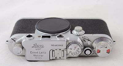 Leitz Leica IIIc DRP vintage 35mm camera body, No. 463982 Leitz Leica IIIc DRP vintage 35mm camera body, No. 463982