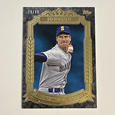 Randy Johnson 2014 Topps Before They Were Great Gold /99 #BG-10 HOF Baseball MLB