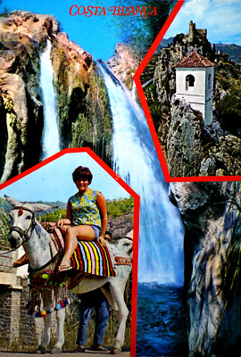 AK Spanien Valencia Benidorm Marina Baixa Alicante Costa Blanca Esel Felsen