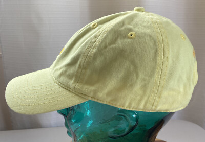 NWOT WOMENS OLE HENRIKSEN MAKEUP SKIN CARE HAT YELLOW ADJUSTABLE