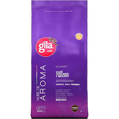 GILA CAFE Nube de Aroma Medium Roast | 100% Arabica Mexican Ground Coffee | 900g