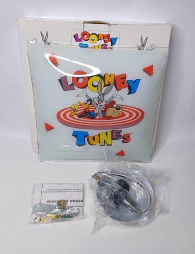 Vintage 1995 Casal Looney Tunes Decorative Light Fixture Bugs Bunny & Friends - Picture 5 of 19