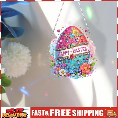 Acrylic Special Shape Flower Fairy DIY Diamond Art Pendant Kit for Wall Window S