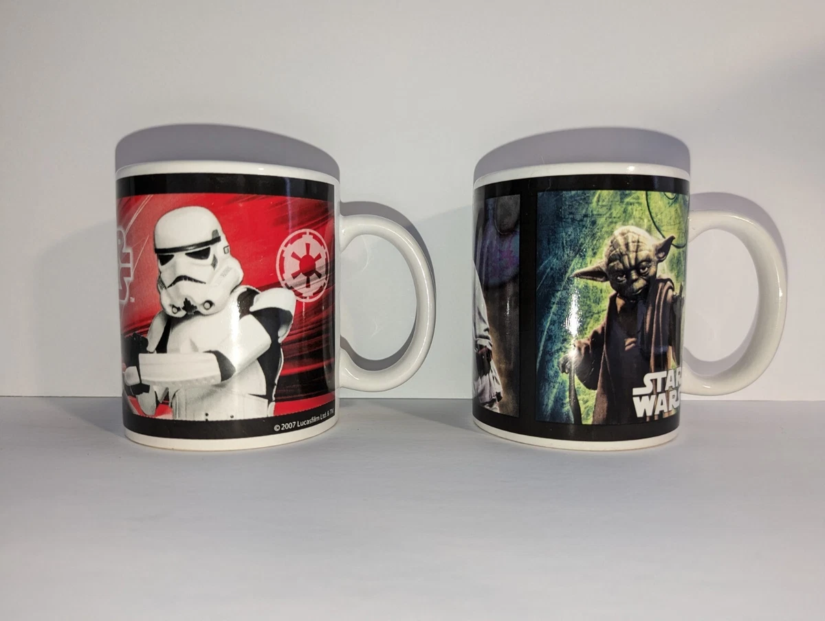 star wars coffee mug set 2 eBay
