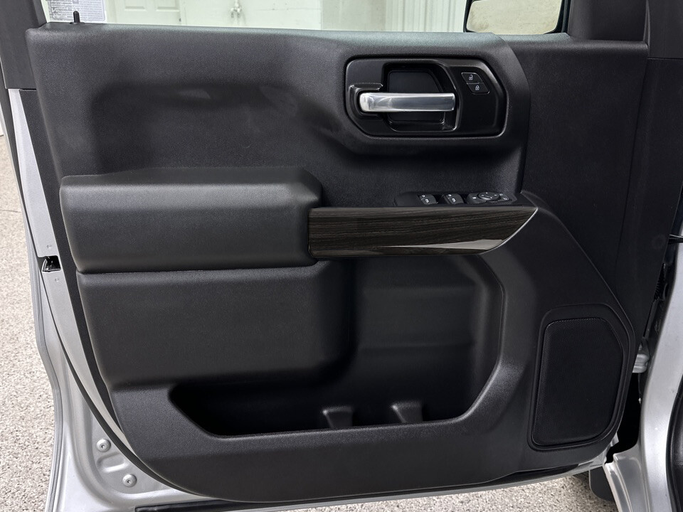 FOR 2019-2025 CHEVY SILVERADO 4-DOOR DARK WOOD GRAIN DOOR PANEL DECOR TRIM COVER