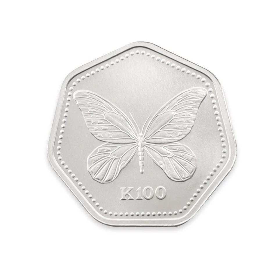 1992 Papua Nova Guiné K100 platina 9,6 gramas não circulado - Imagem 4 de 4