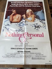 Donald Sutherland, Suzanne Somers - NOTHING PERSONAL - 1 Sheet