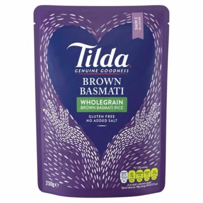 Tilda Steamed Basmati Brown - 250g (0.55lbs)