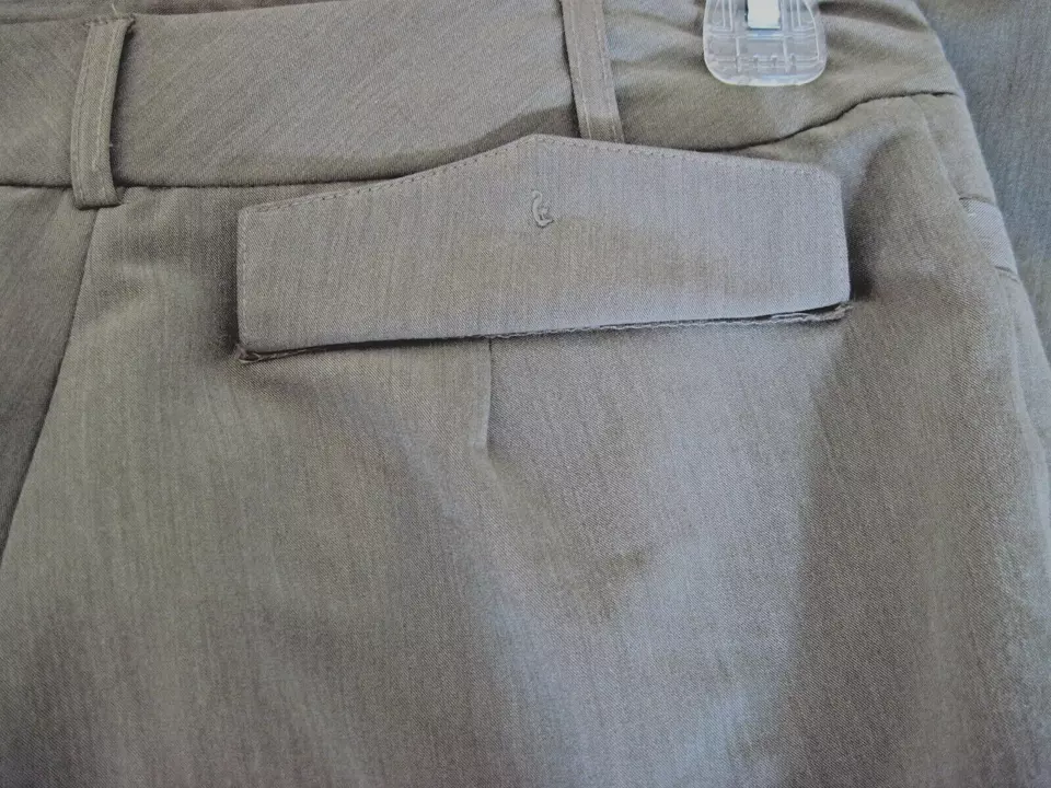 STUDIO 1940~Womens Pants Size 10~Taupe Gray~Dress Trousers~Spandex Belt Loops - Image 3 of 4