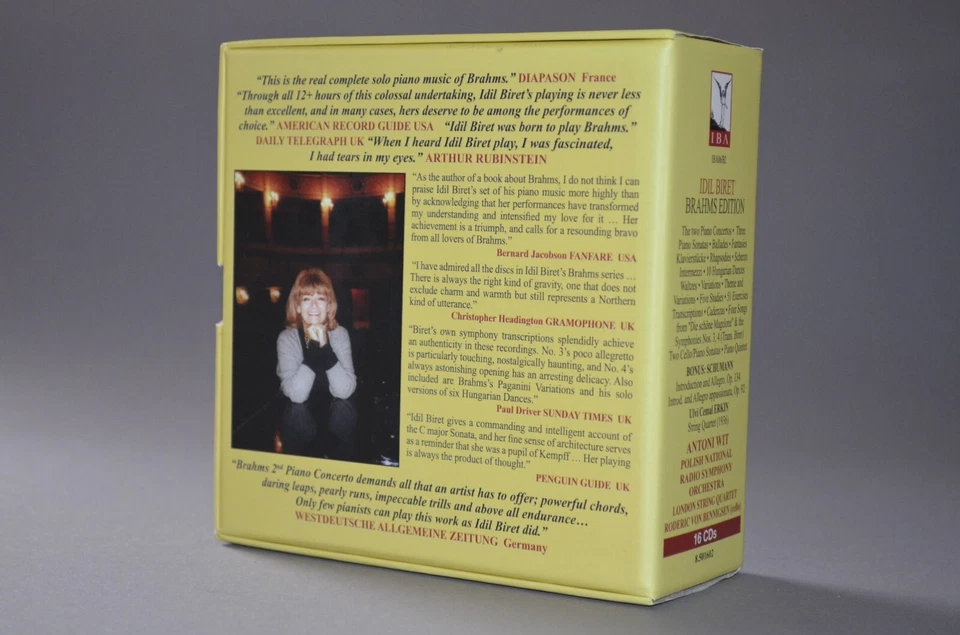 Idil Biret Brahms Edition - The Complete Solo Piano & Concertos / IBA / 16CD - Bild 2 von 4