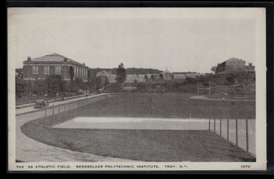 #ad #ad Troy New York Rensselaer Polytechnic Athletic Field Postcard $19.95