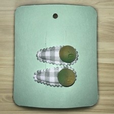 NEW Adorable Embellished Snap Clips Set