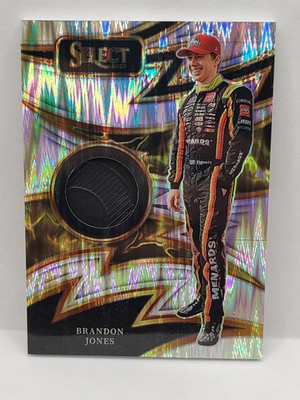 #ad #ad Brandon Jones 2025 Racing Select #S BJS Sparks Flash PRIZM NASCAR Tire $2.97