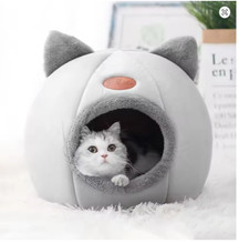 New Deep Sleep Winter Cat Bed Tent Cozy Cave Nest Small Dog House