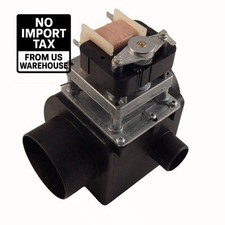 Milnor, 96D350A71A, Drain Valve, 3", NO, Inline, 230V/50-60Hz, 1-3/8" OD Overfl