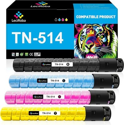 Toner Cartridges TN514 TN-514 For Konica Minolta Bizhub C258e C308e C368e B454
