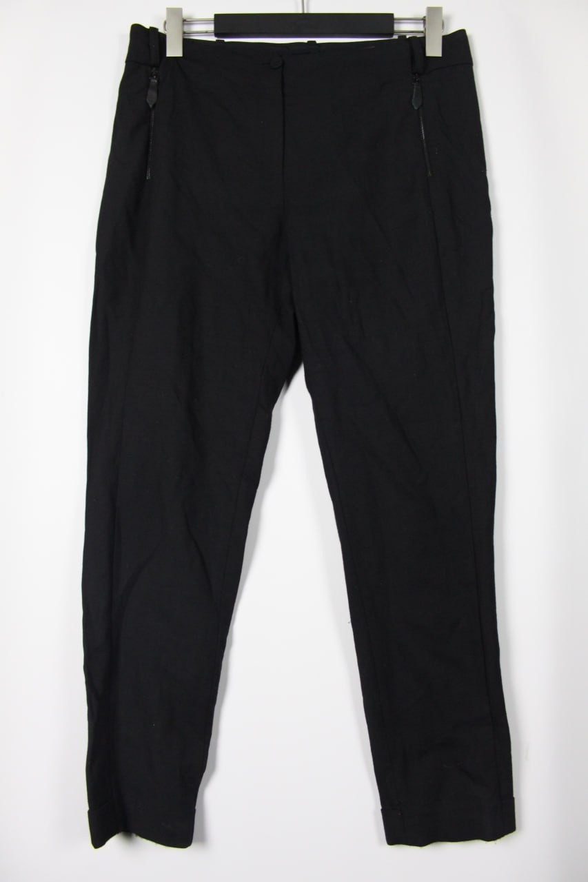 ANNETTE GORTZ Black Women's Chino Pants Trouser Size 42