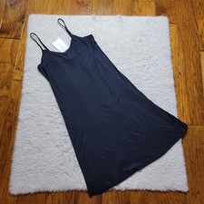 NWT Hanro Ultralight Bodydress Slip Dress Women's M / US 10-12 Black 07 1346