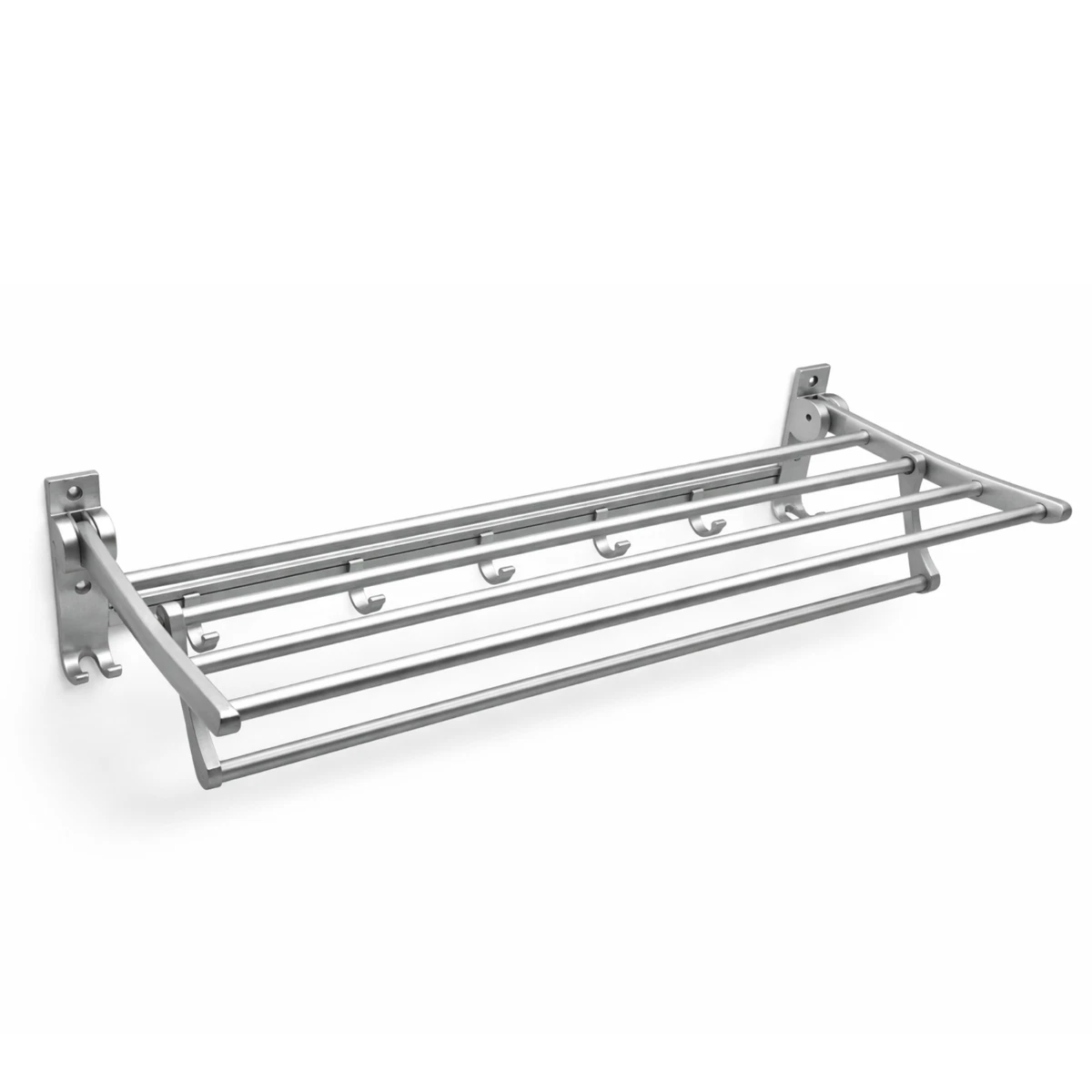 Portasciugamani con 3 barre rotanti a 180° in acciaio inox SUS304, portasciugamani da parete per bagno e cucina | Leroy Merlin