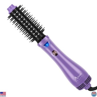 One-Step Hot Air Brush, 4-in-1 Hair Dryer & Volumizer, Purple Styling Tool