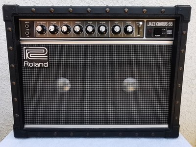 Roland JC-55 Guitar Amp Jazz Chorus -55 Amplifier Tested Working Watch Video