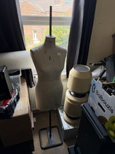 Vintage Kennett & Lindsell Ltd Dress Mannequin Made In England Size 14 With Base