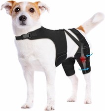 Dog Knee Brace for Torn ACL Hind Leg, XL Dog Leg Brace Helps Reduce Pain from To