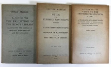 3 British Museum guides owned by bibliographer ROY STOKES Guide to the Exhibited