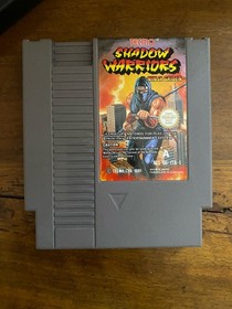 Shadow Warriors Ninja Gaiden Nintendo Nes Mattel PAL A ITA Completo