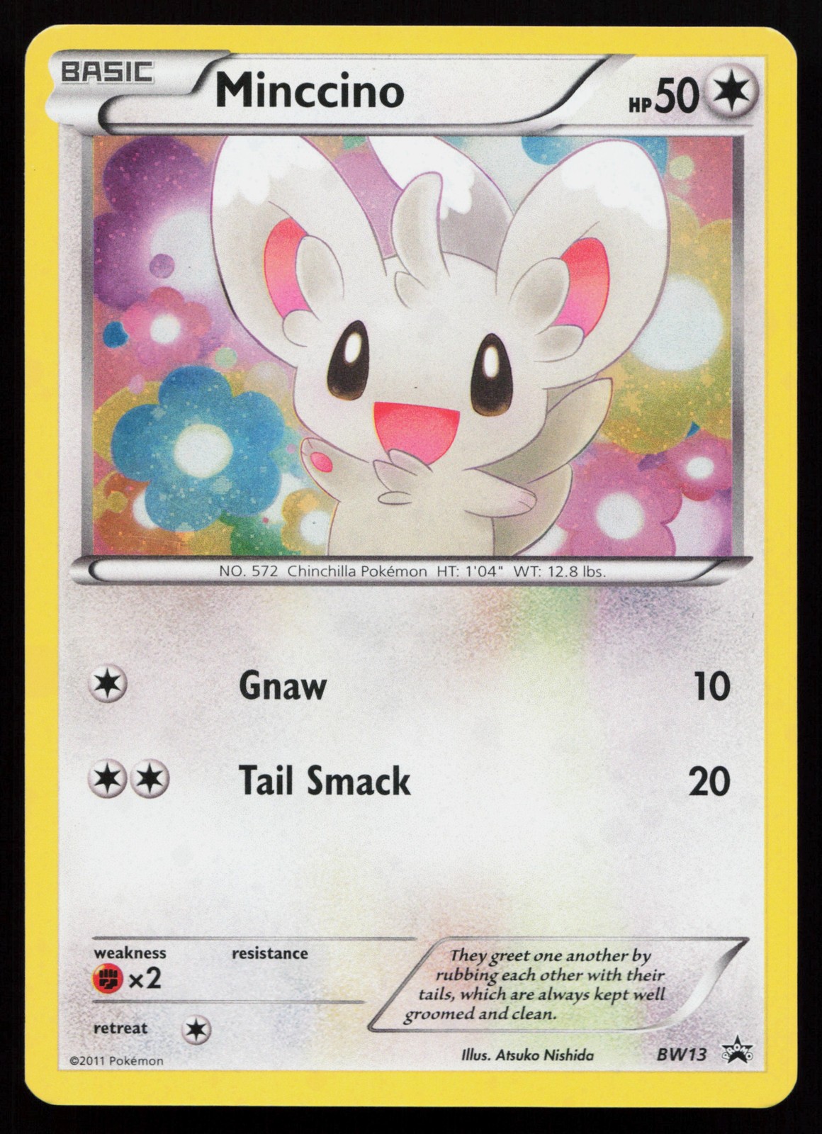 Minccino BW13 Promo Black and White Promos Pokémon Card