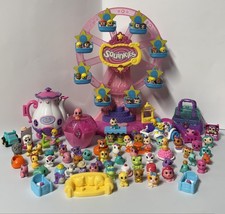 2011 Squinkies Ferris Wheel w/ 81 Squinkies, car, furniture, and more, by Blip.
