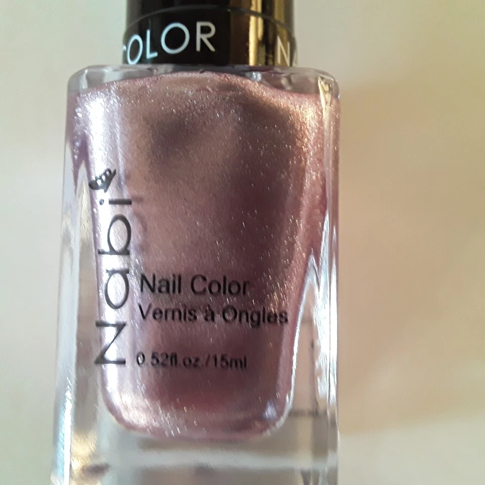 Esmalte de uñas Nabi, #115 nuevo lote de 2 lavanda, metálico, hermoso color Foto 4 de 4