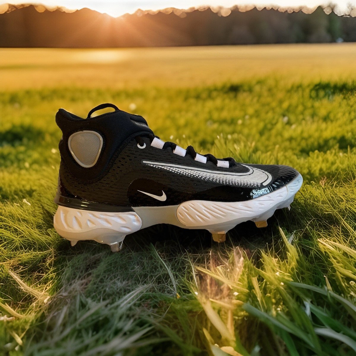 Nike Alpha Huarache Elite 4 Mid Men's Size 7 Metal Baseball Cleats