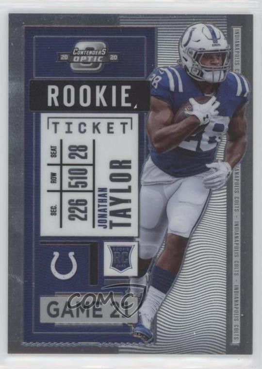 2020 Panini Contenders Optic Rookie Ticket Jonathan Taylor #82 Rookie RC 0c6