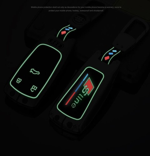 Car Protective Shell Remote Key Fob Case for Audi TT A4 A5 S5 Q5 Q7 SQ5 RS5 - Picture 4 of 8