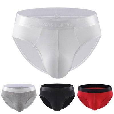 Modal Herren Slip weich atmungsaktiv Unterwäsche Mid Rise Unterhose hautfreundlich